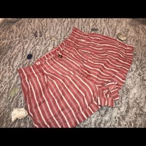 Hollister red Stripped Jeans